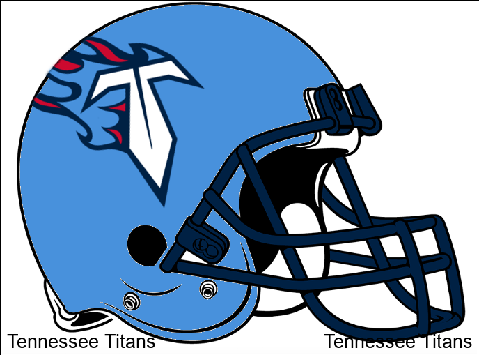 Men's Black Tennessee Titans Midnight Mascot Team Logo T-Shirt